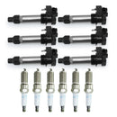 6X OEM Ignition Coils & Spark Plugs For Chevrolet Cadillac 41-109 UF569