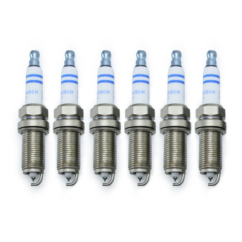 6Pcs Ignition Coils 0221504470 + Spark Plugs kit 12122158253 For BMW