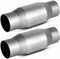 2pcs 410300 Universal Catalytic Converter 3inch In/Out High Flow Spun Catalyst